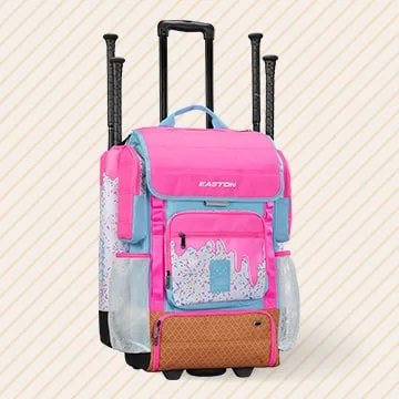 Ice cream themed backpack.