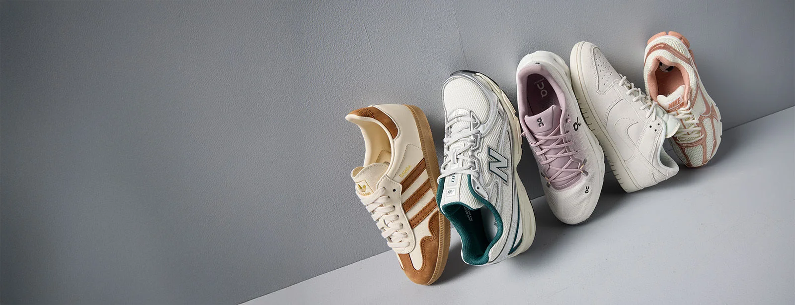 Collection of shoes from top brands. 