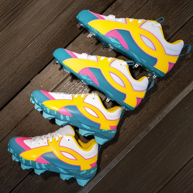 UA baseball cleats.
