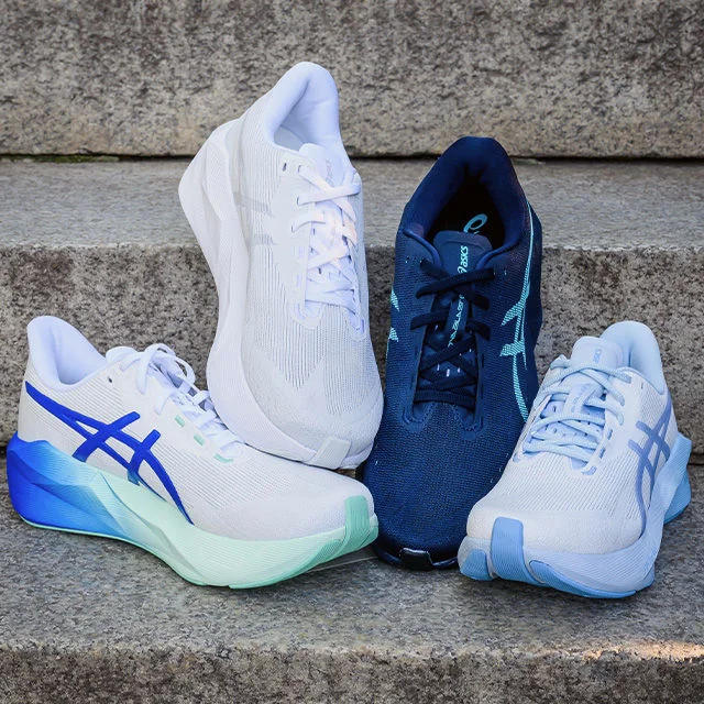 Asics shoes.