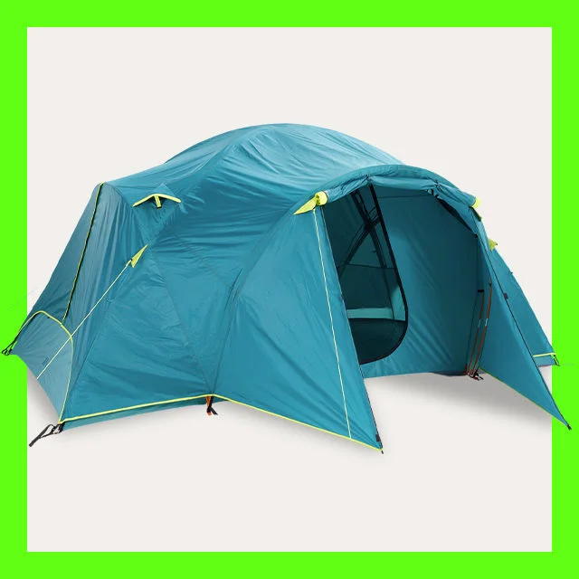 Camping tent.