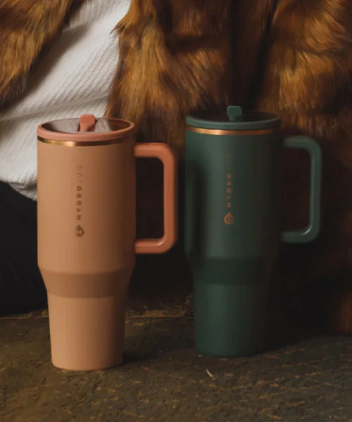 Drinkware in studio environment.