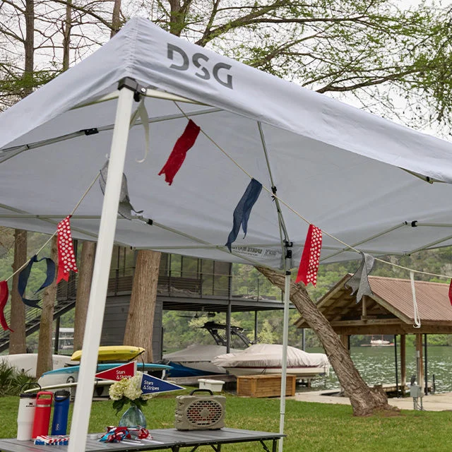 One Day Deals. Tent outdoors.