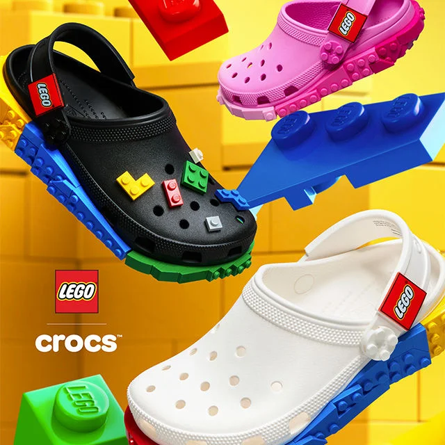 Crocs in LEGO environment.