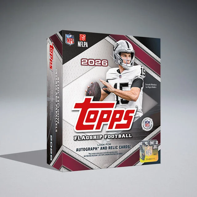 NFL Cards in studio environment.
