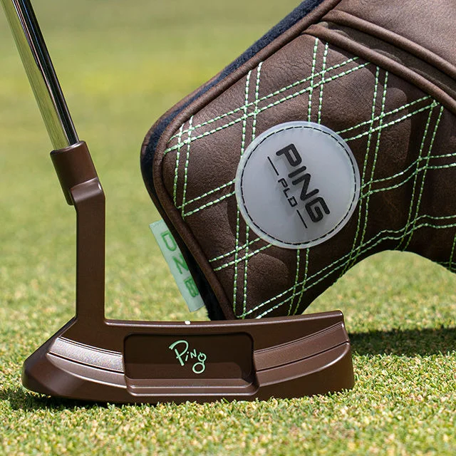 Putter on golf course.