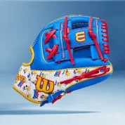 Blue Wilson glove.