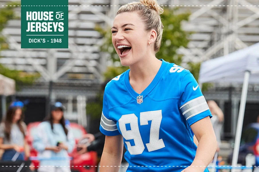 Female athlete wearing an MLS jersey.