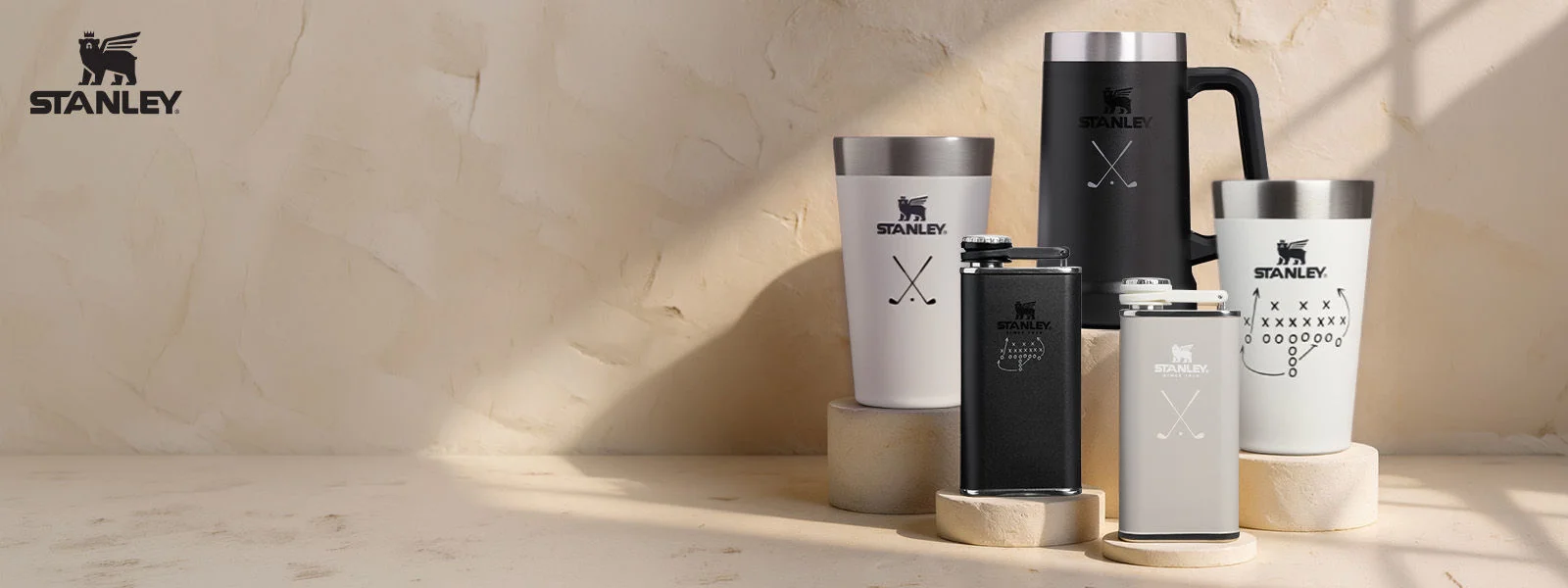 Drinkware in studio evnironment.