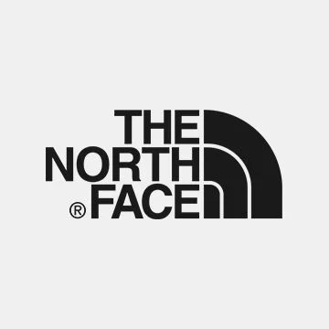 The North Face logo.