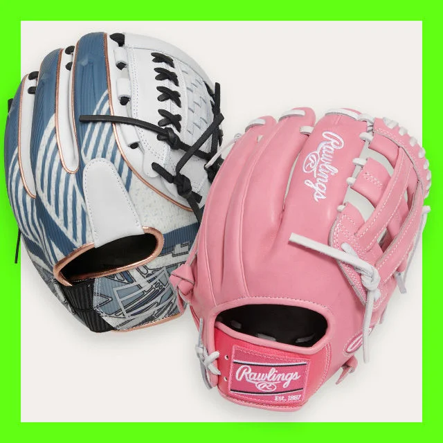 Baseball and softball gloves.