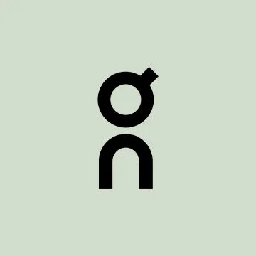 On logo.