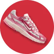 Woman in a pink hoodie. 