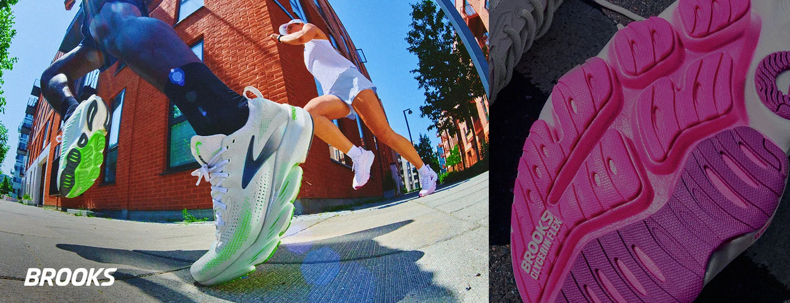 Brooks running shoes. 