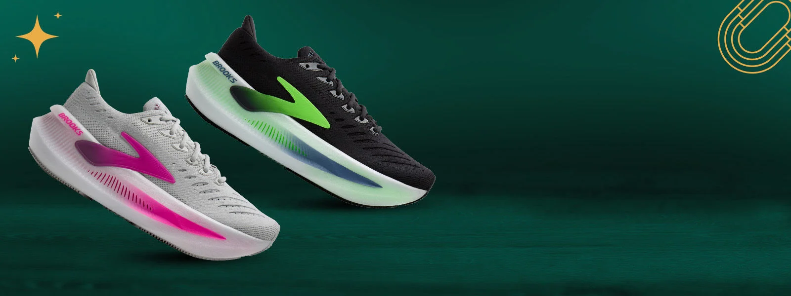 Footwear in studio environment.