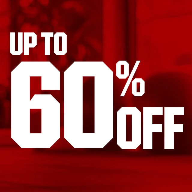 Up to 60% Off.