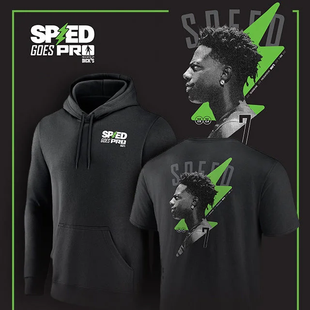 Speed Goes Pro. T-shirt and graphic.