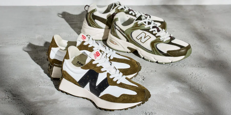 New Balance x CALIA shoes.