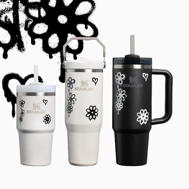 Drinkware in studio environment.