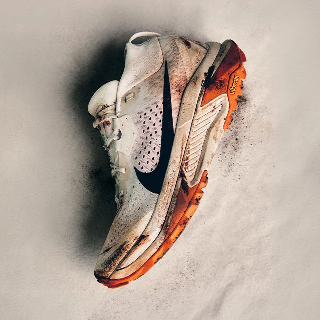 Footwear in studio environment.