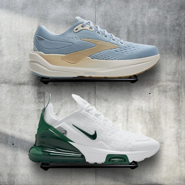 Footwear in studio environment