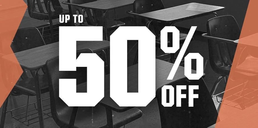Up to 50% Off.