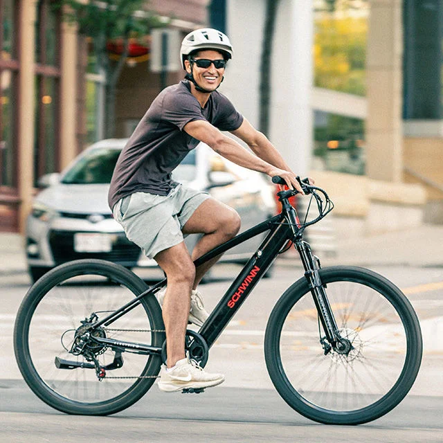 Athlete on ebike.