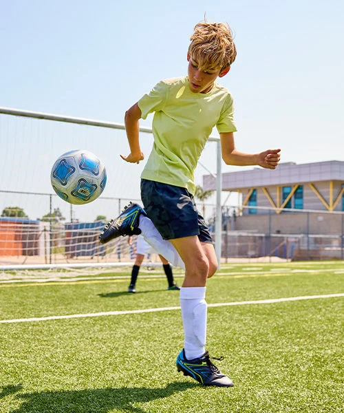 Youth athlete outdoors.