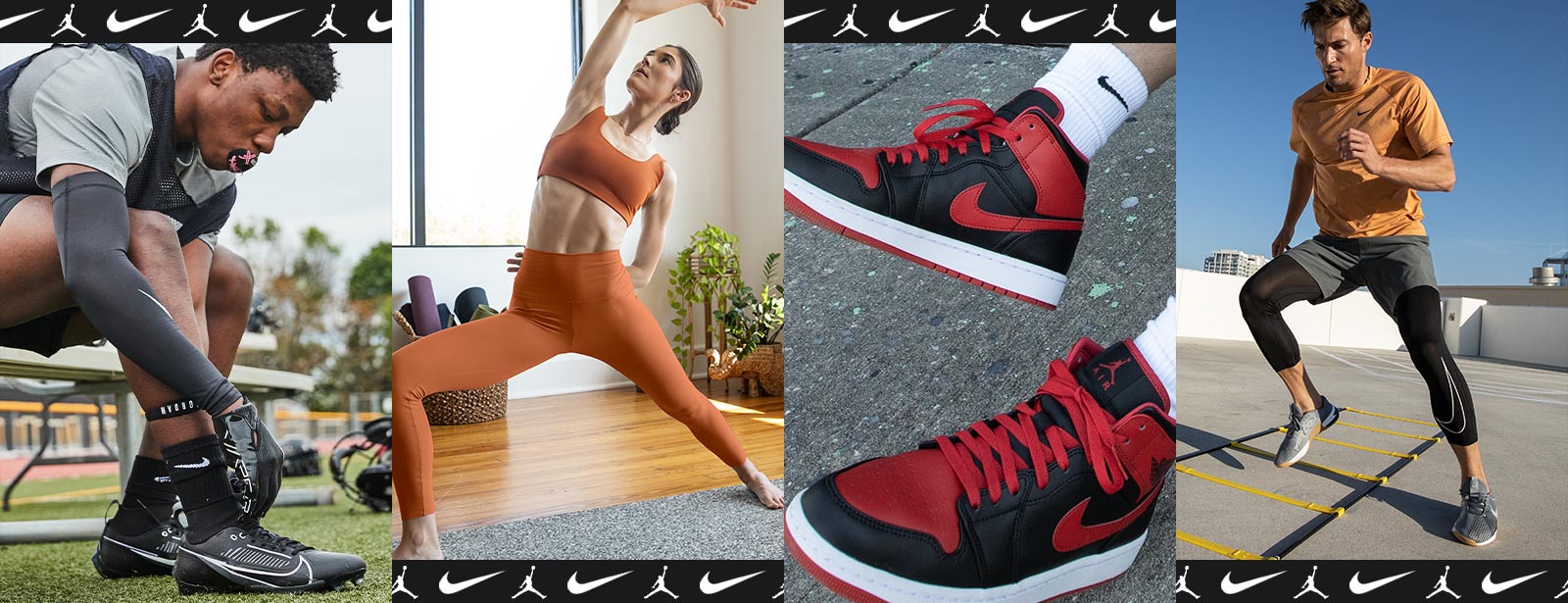 Nike apparel and footwear.