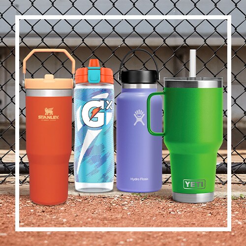 A collection of drinkware products.
