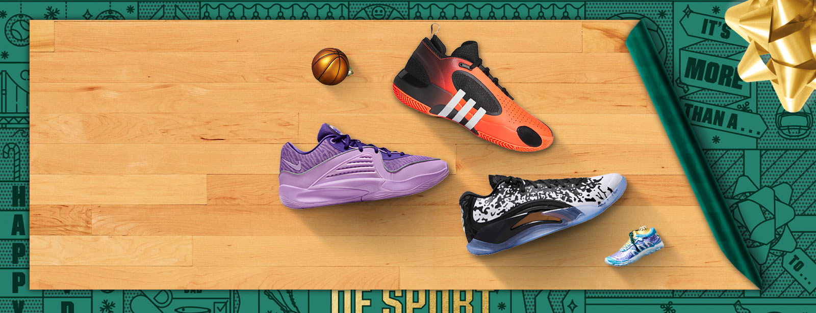 Basketball shoes.