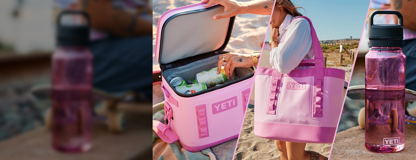 YETI drinkware.