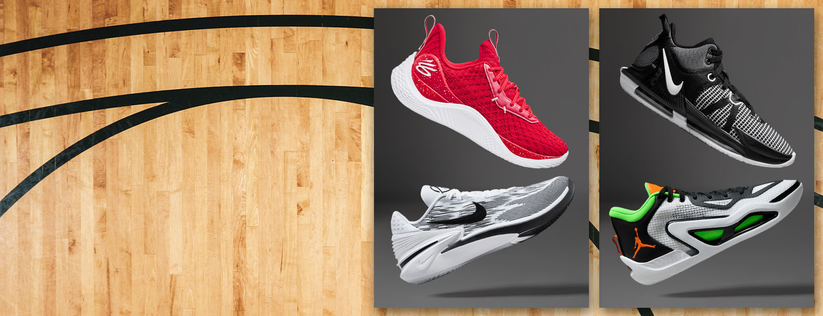 Basketball shoes.