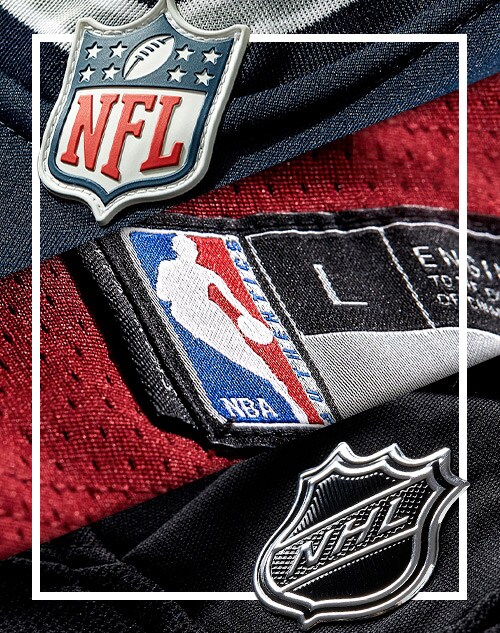 League logos.