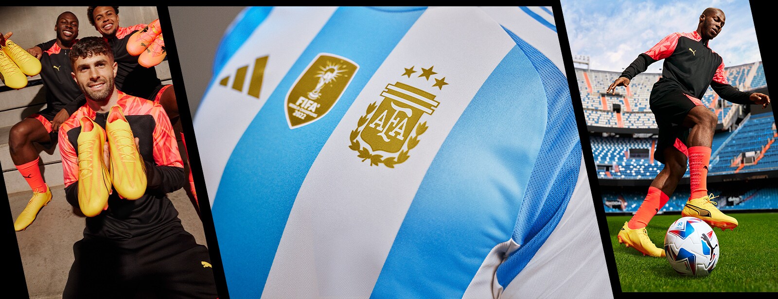 COPA America image collage.
