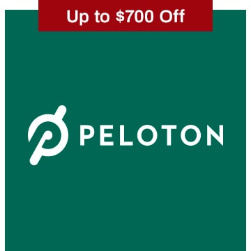 Up to $800 Off Peloton.