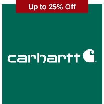 Up to 25% Off select Carhartt.