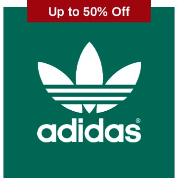 Up to 50% Off select adidas.