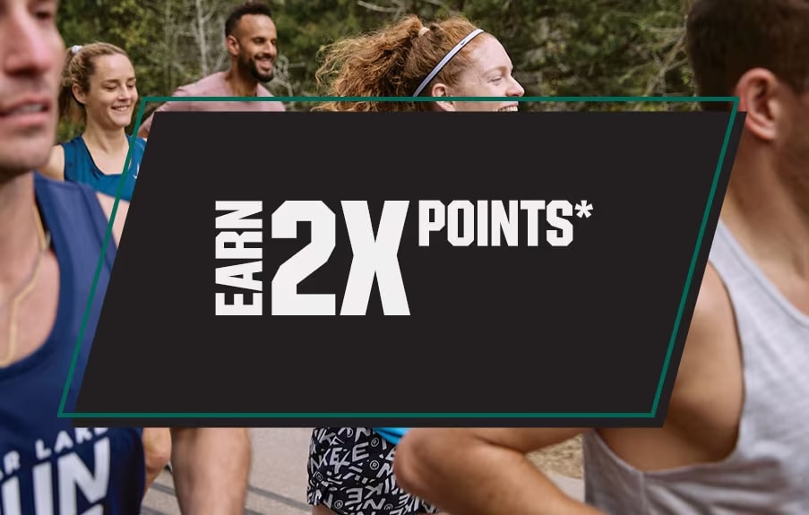Earn 2x points.
