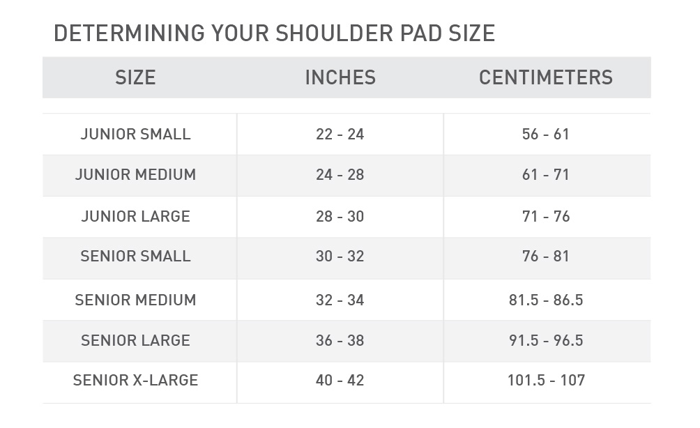 How to Size Ice Hockey Shoulder Pads 