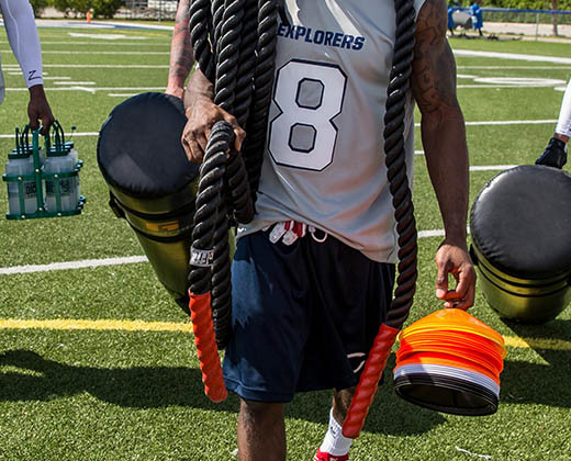 Football Bag Drills for Overall Agility