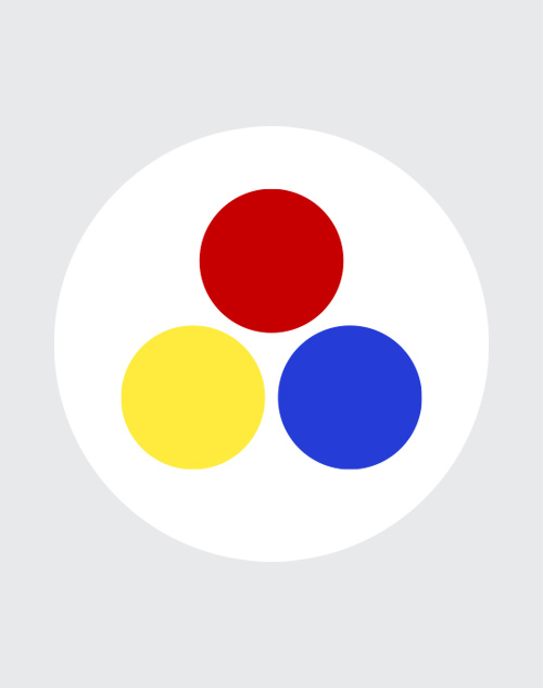 primary colors illustration