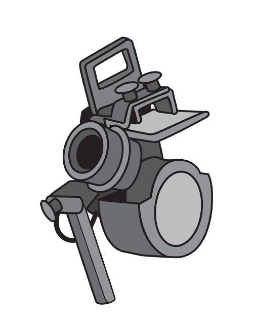 Graphic of pitching machine