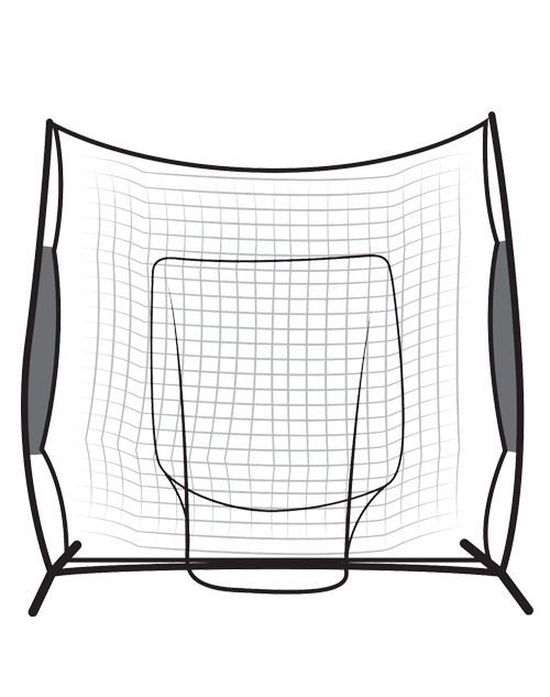 graphic of hitting net