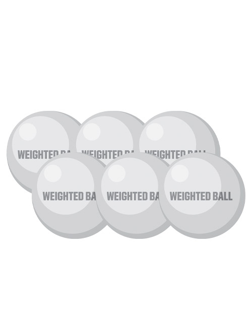 Graphic of weighted balls