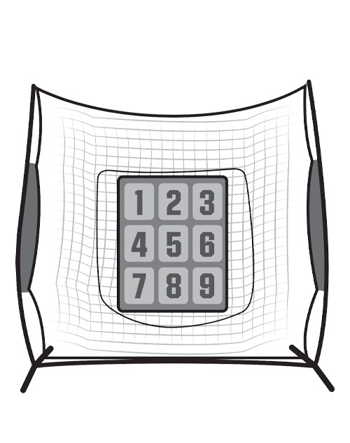 Graphic of pitching target