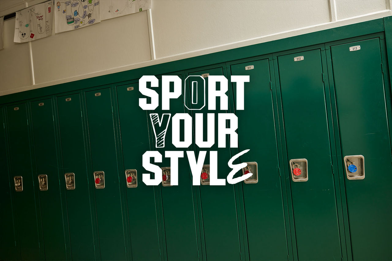 lockers with 'sport your style'