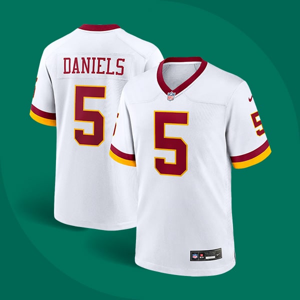 White Daniels jersey.