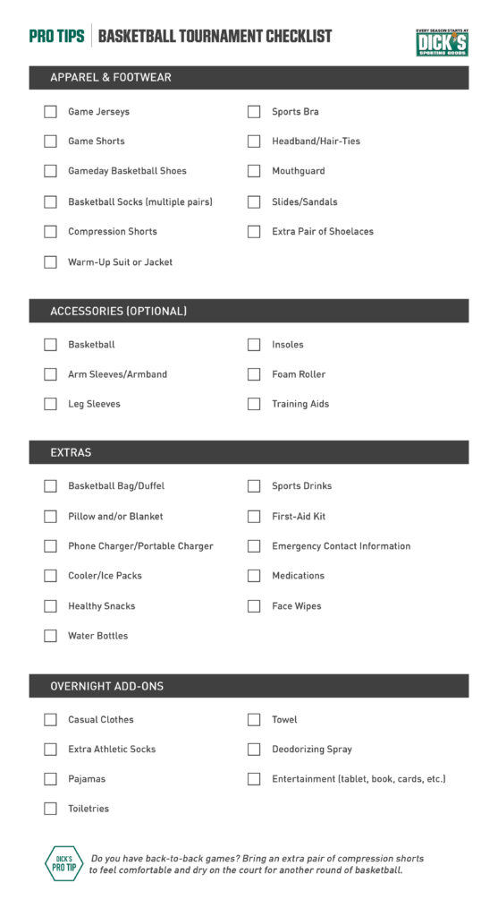 Marathon Checklist