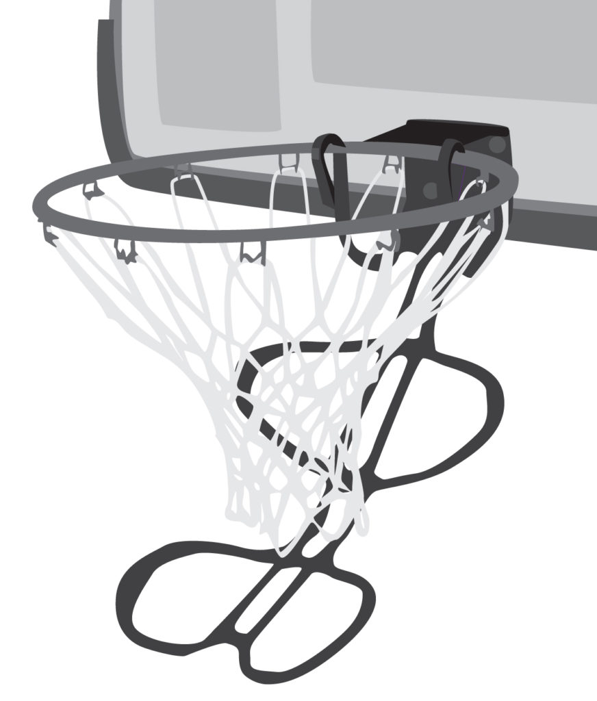 Basketball Rim-attached